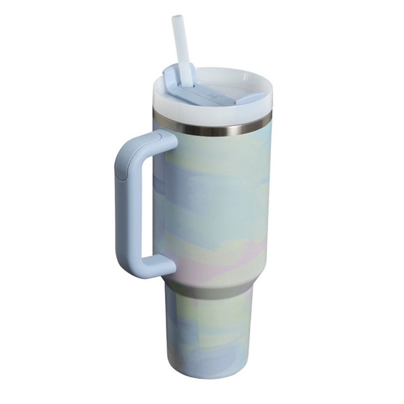 NIB- Stanley- 40 oz Quencher‎ Cool Serene Brushstrokes Limited Edition - Picture 2 of 11